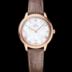 30 mm, Sedna™‑Gold mit Lederarmband
