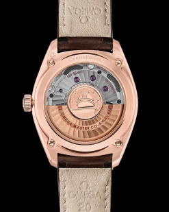 39 mm, Sedna™‑Gold mit Lederarmband