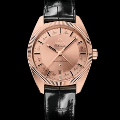 41 mm, Sedna™‑Gold mit Lederarmband