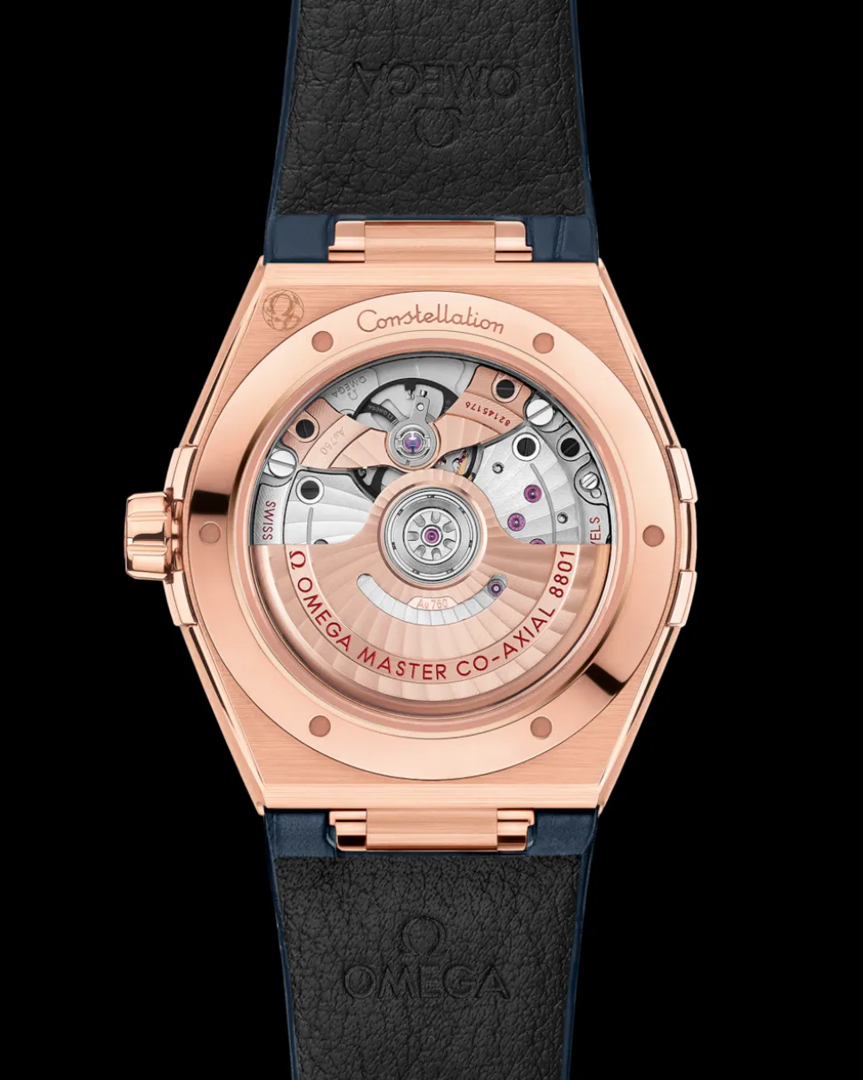 39 mm, Sedna™‑Gold mit Lederarmband