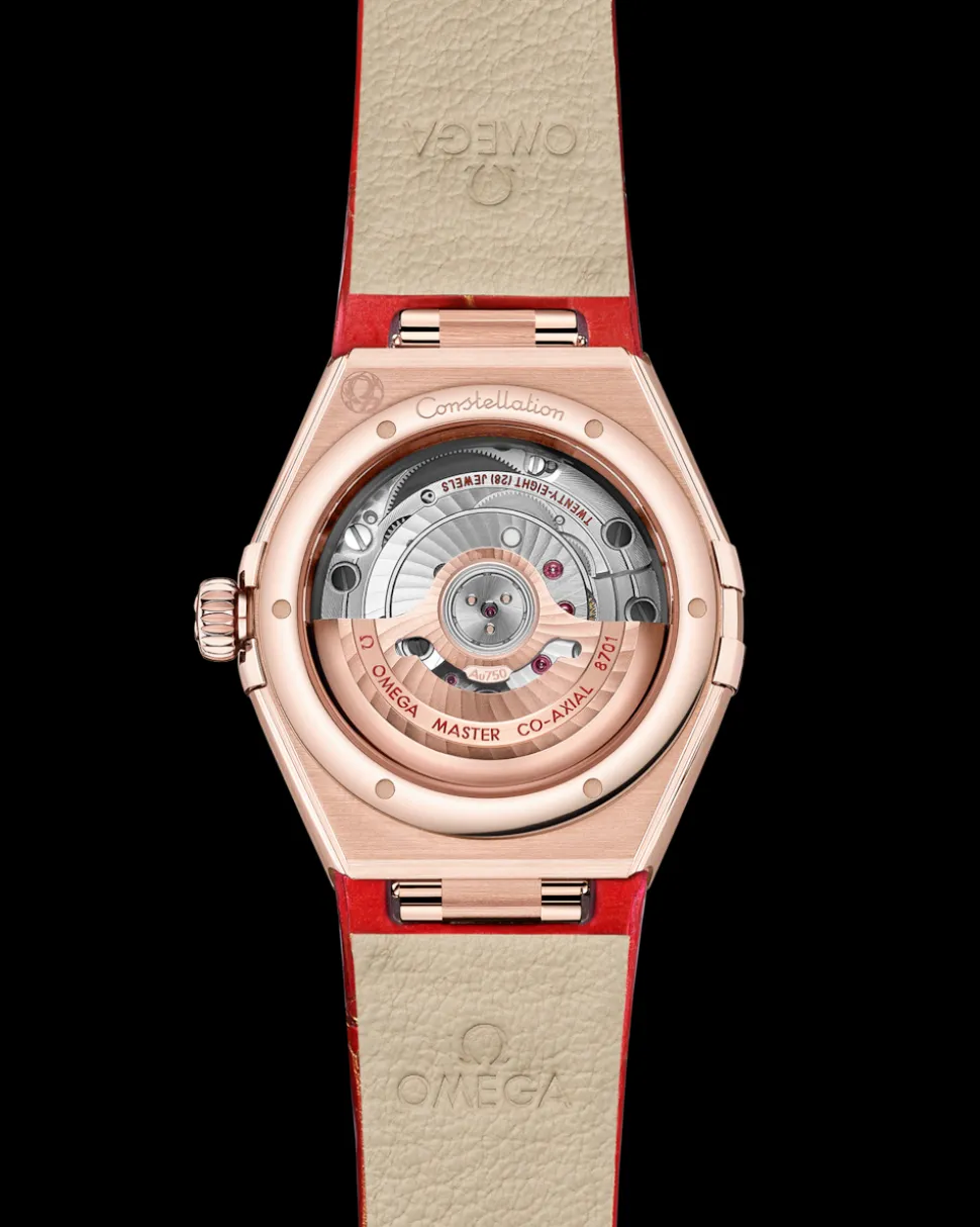 29 mm, Sedna™‑Gold mit Lederarmband