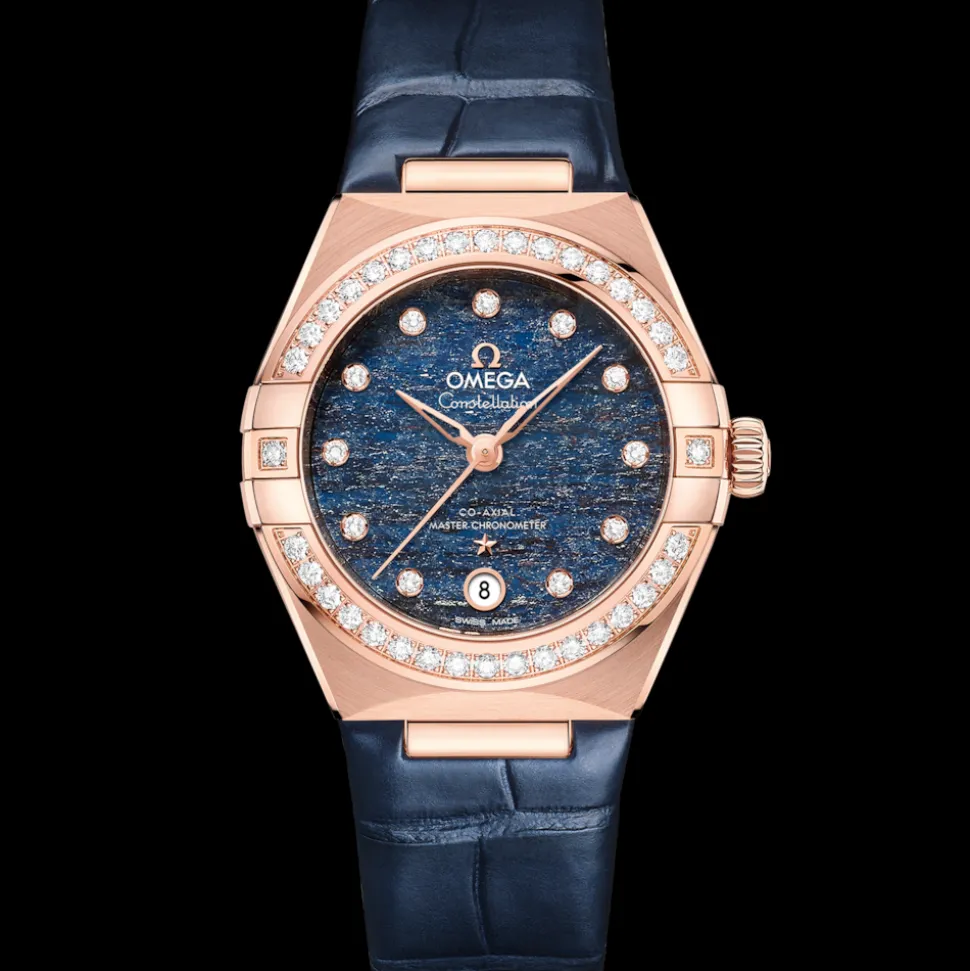 29 mm, Sedna™‑Gold mit Lederarmband