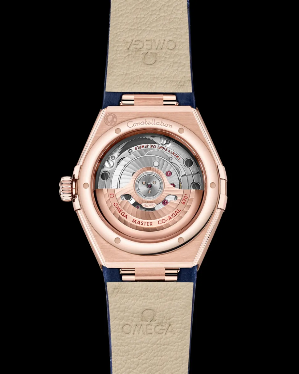 29 mm, Sedna™‑Gold mit Lederarmband