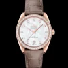 38 mm, Sedna™‑Gold mit Lederarmband