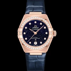 29 mm, Sedna™‑Gold mit Lederarmband