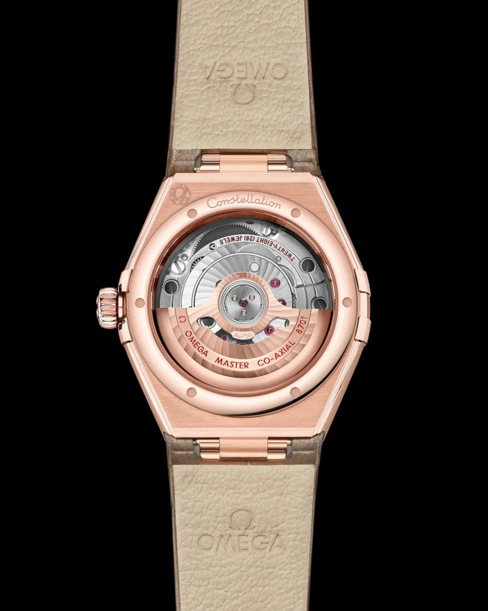 29 mm, Sedna™‑Gold mit Lederarmband