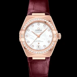 29 mm, Sedna™‑Gold mit Lederarmband