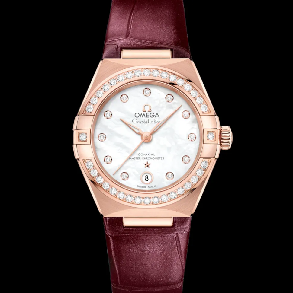 29 mm, Sedna™‑Gold mit Lederarmband