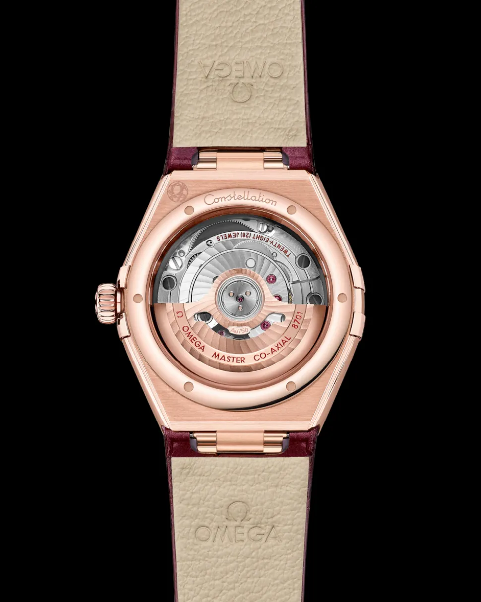 29 mm, Sedna™‑Gold mit Lederarmband