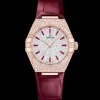 29 mm, Sedna™‑Gold mit Lederarmband