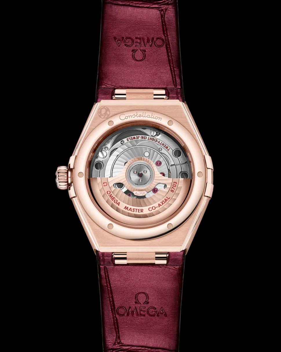 29 mm, Sedna™‑Gold mit Lederarmband