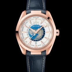 43 mm, Sedna™‑Gold mit Lederarmband