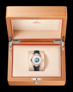 43 mm, Sedna™‑Gold mit Lederarmband