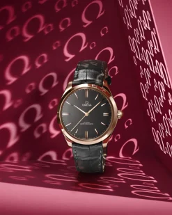 40 mm, Sedna™‑Gold mit Lederarmband