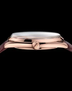 40 mm, Sedna™‑Gold mit Lederarmband