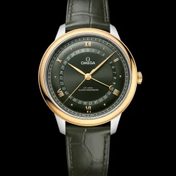 42 mm, Stahl ‑ Gelbgold mit Alligator