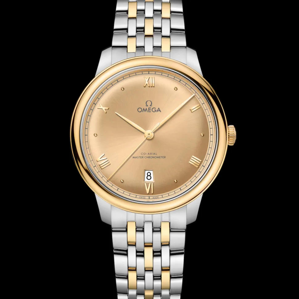 40 mm, Stahl ‑ Gelbgold mit Gelbgoldband