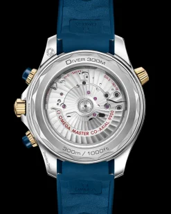 44 mm, Stahl ‑ Gelbgold mit Kautschukband
