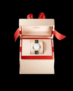 27,5 mm, Stahl ‑ Gelbgold mit Lederarmband