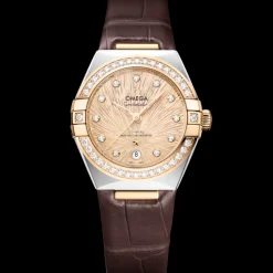 29 mm, Stahl ‑ Moonshine™‑Gold mit Alligator