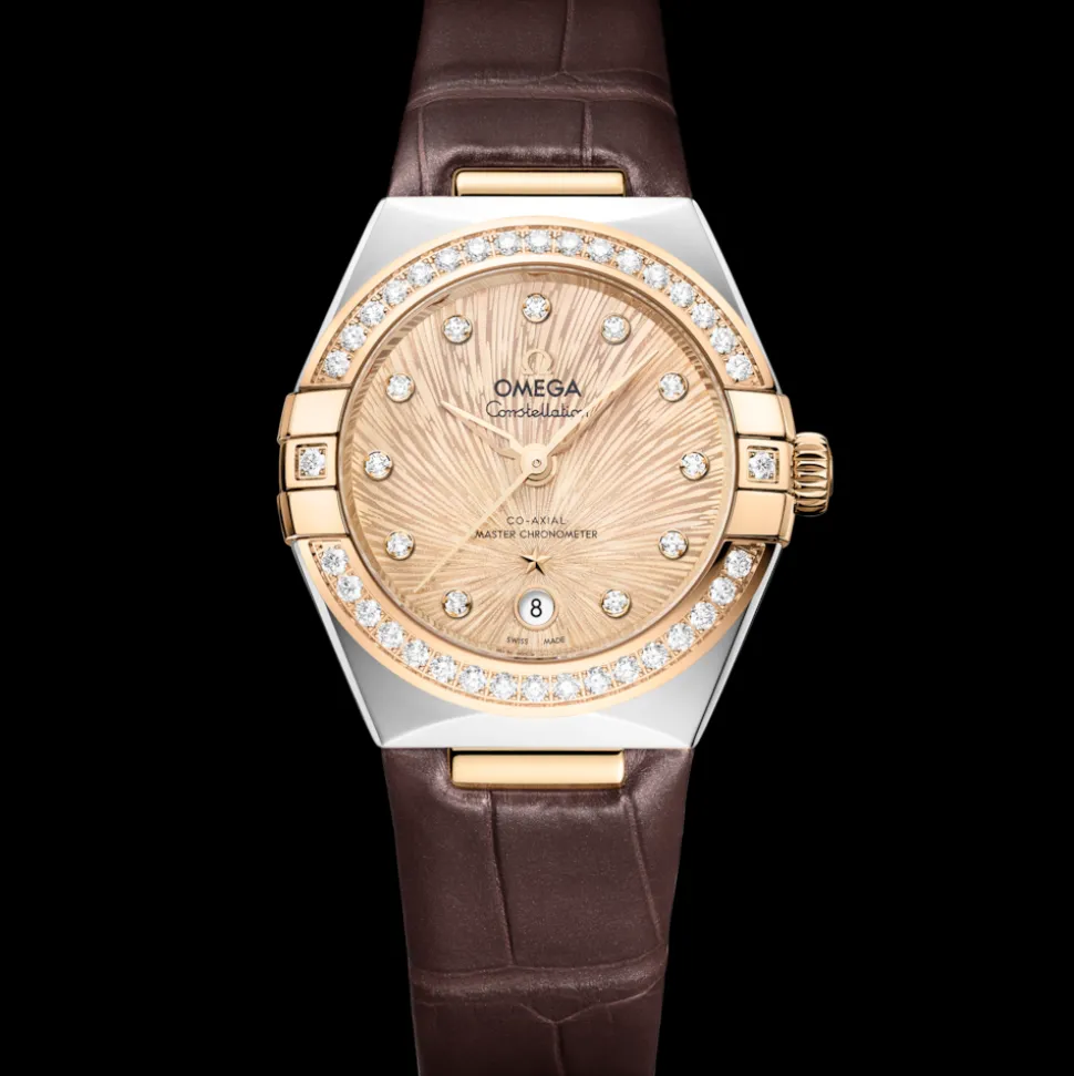 29 mm, Stahl ‑ Moonshine™‑Gold mit Alligator