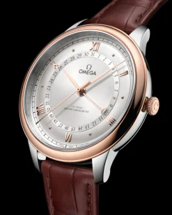 42 mm, Stahl ‑ Sedna™‑Gold mit Alligator