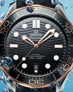 42 mm, Stahl ‑ Sedna™‑Gold mit Kautschukband
