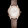 27,5 mm, Stahl ‑ Sedna™‑Gold mit Lederarmband