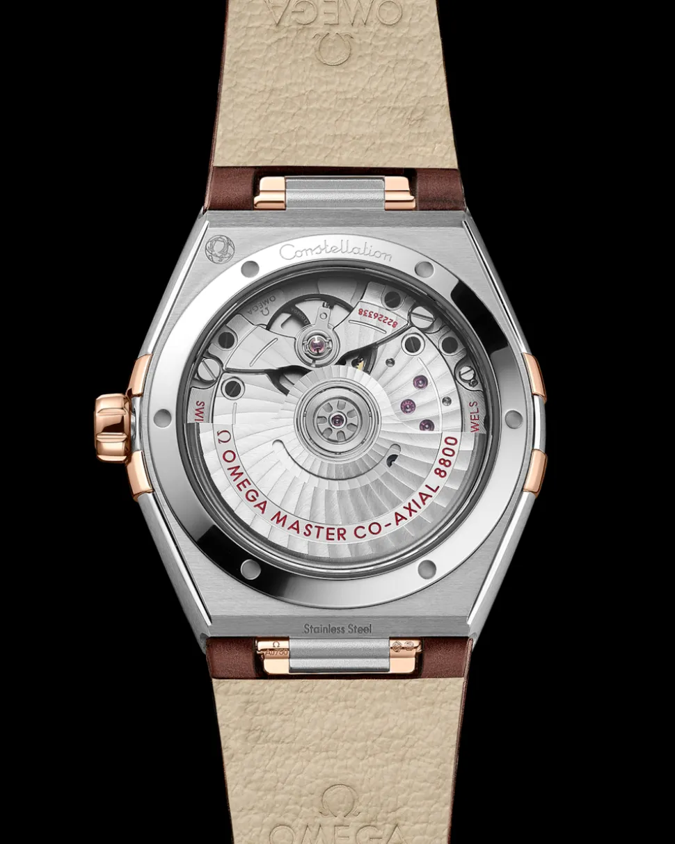 36 mm, Stahl ‑ Sedna™‑Gold mit Lederarmband