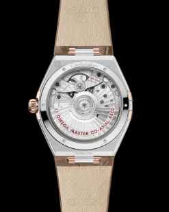 34 mm, Stahl ‑ Sedna™‑Gold mit Lederarmband