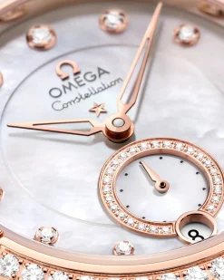 34 mm, Stahl ‑ Sedna™‑Gold mit Lederarmband