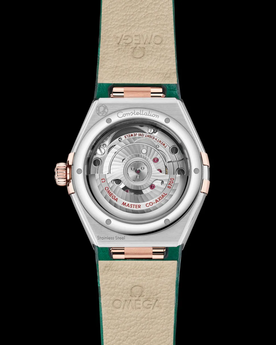 29 mm, Stahl ‑ Sedna™‑Gold mit Lederarmband