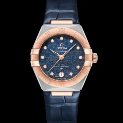 29 mm, Stahl ‑ Sedna™‑Gold mit Lederarmband