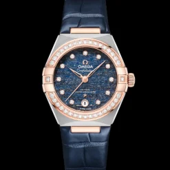 29 mm, Stahl ‑ Sedna™‑Gold mit Lederarmband