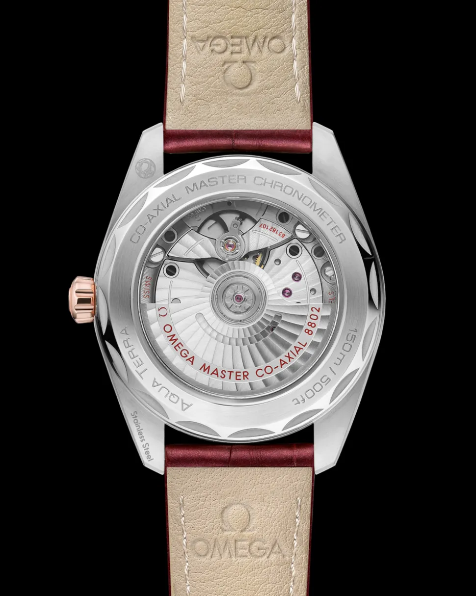 38 mm, Stahl ‑ Sedna™‑Gold mit Lederarmband
