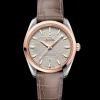 38 mm, Stahl ‑ Sedna™‑Gold mit Lederarmband