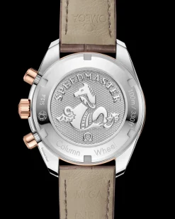 38 mm, Stahl ‑ Sedna™‑Gold mit Lederarmband