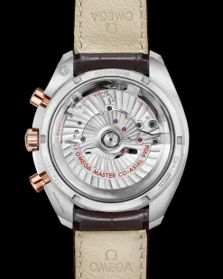 44,25 mm, Stahl ‑ Sedna™‑Gold mit Lederarmband