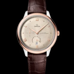 41 mm, Stahl ‑ Sedna™‑Gold mit Lederarmband