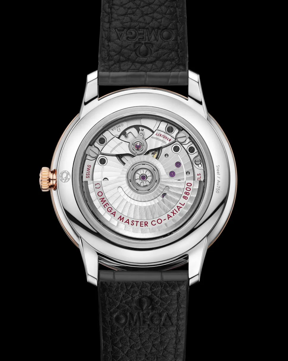 40 mm, Stahl ‑ Sedna™‑Gold mit Lederarmband