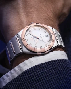39 mm, Stahl ‑ Sedna™‑Gold mit Stahl‑ und Sedna™‑Goldband