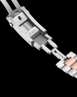 45,5 mm, Stahl ‑ Sedna™‑Gold mit Stahl‑ und Sedna™‑Goldband