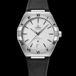 41 mm, Stahl mit Kautschukband