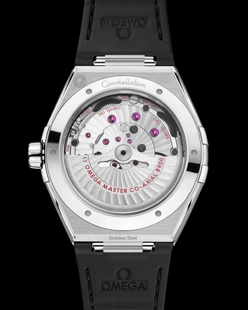 41 mm, Stahl mit Kautschukband