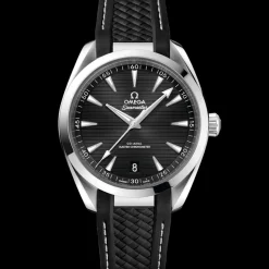 41 mm, Stahl mit Kautschukband