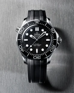 42 mm, Stahl mit Kautschukband