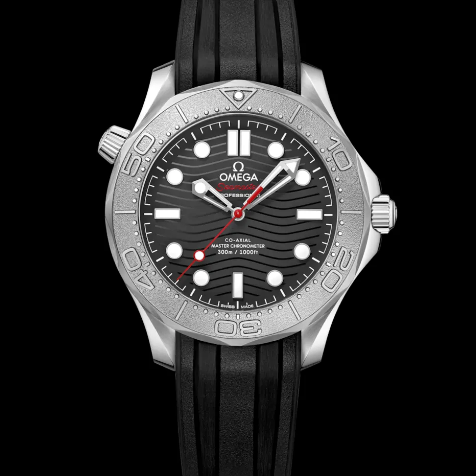 42 mm, Stahl mit Kautschukband