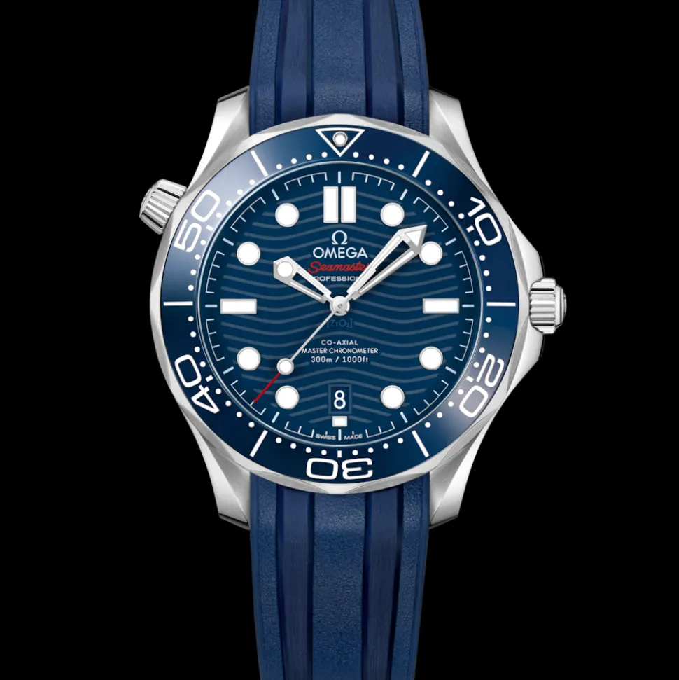 42 mm, Stahl mit Kautschukband