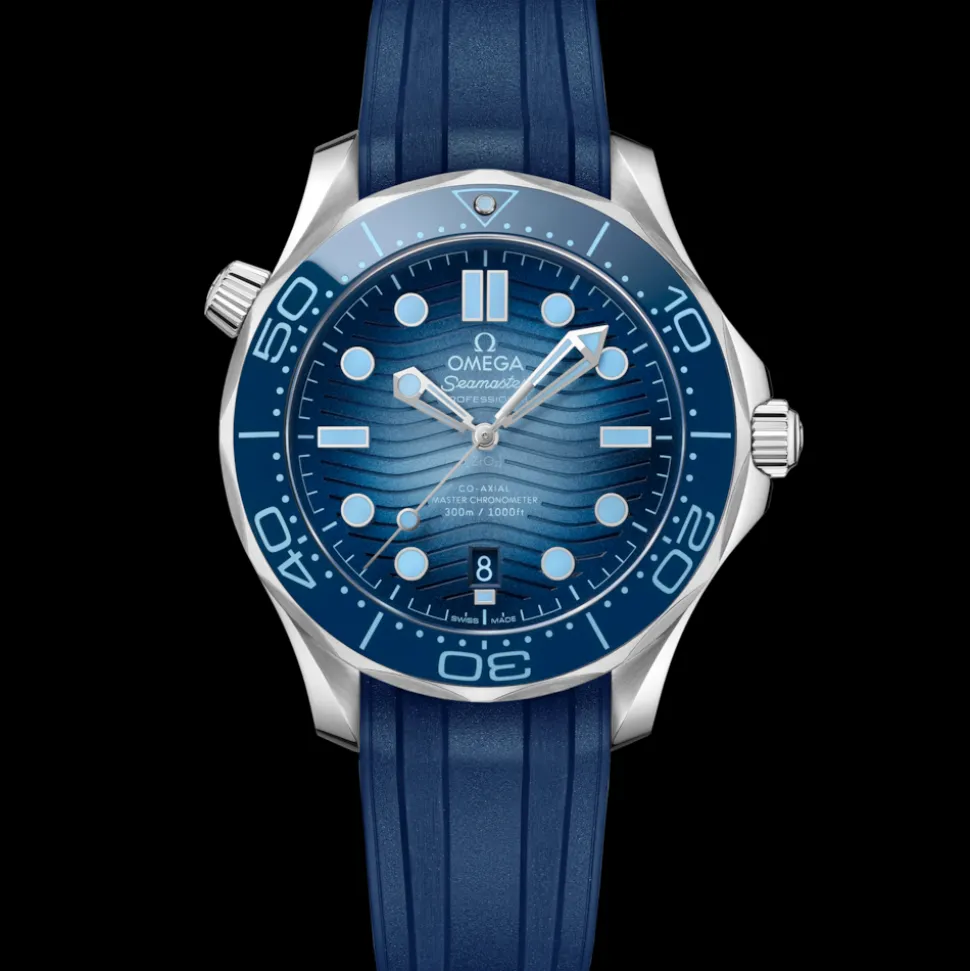 42 mm, Stahl mit Kautschukband