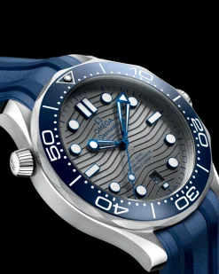 42 mm, Stahl mit Kautschukband